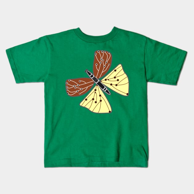 Cute butterfly Kids T-Shirt by CocoDes